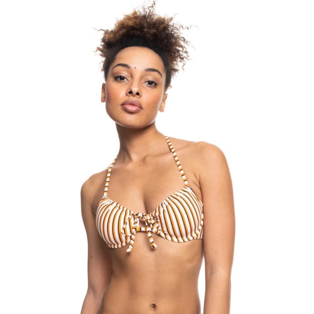 Roxy black and orange bikini